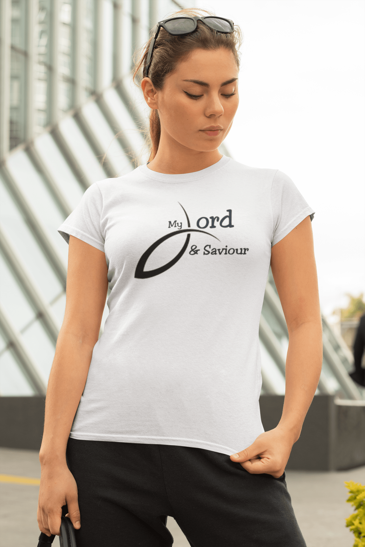 Evangelisch - Dames shirt My Lord and Saviour