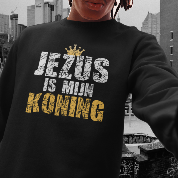 Jezus is mijn koning sweater