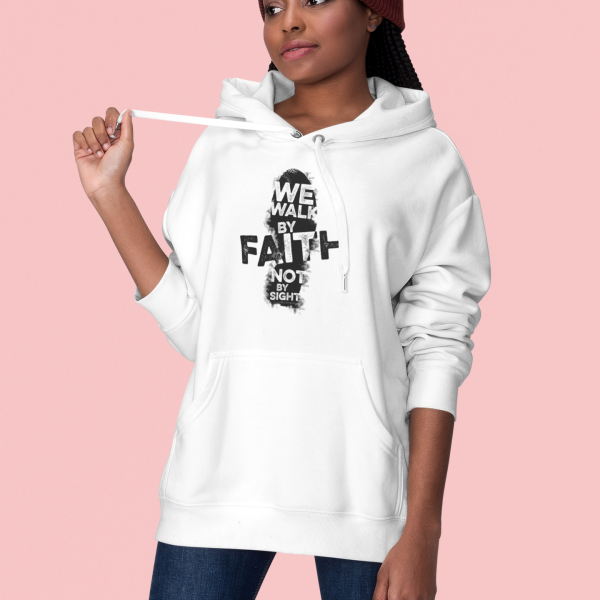 We walk by faith not by sight - Christelijke Dames hoodie biokatoen