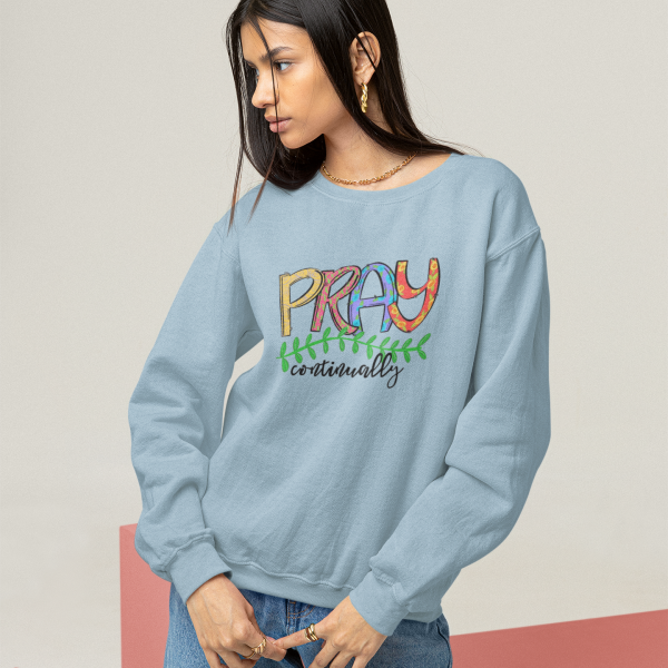 Christelijke Dames sweater - Pray continually