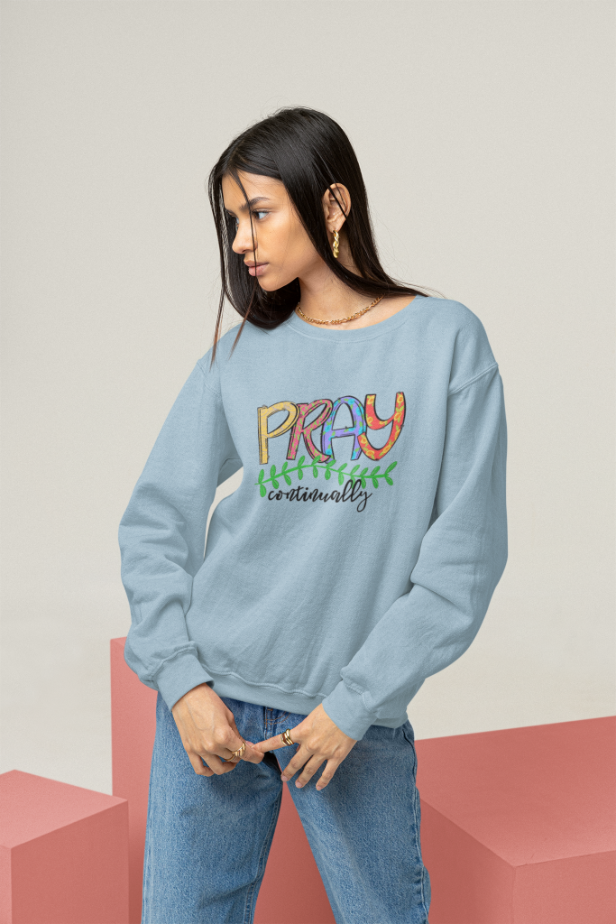 Christelijke Dames sweater - Pray continually