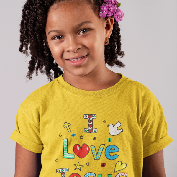 I Love Jesus - Christelijk kinder T-shirt