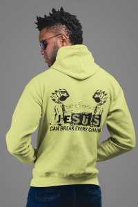 Jesus can break every chain - Christelijke heren hoodie