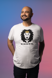 The lion and the lamb - Christelijk heren T-shirt