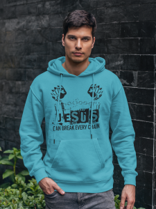 Jesus can break every chain - Christelijke heren hoodie