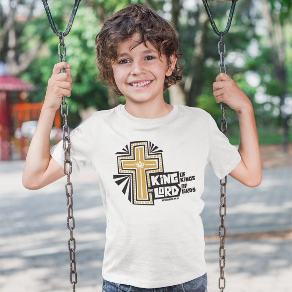 King of Kings, Lord of Lords - Christelijk jongens kinder T-shirt