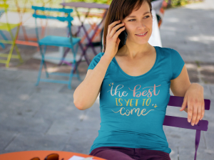 The best is yet to come  - Christelijk Boot-hals dames t-shirt