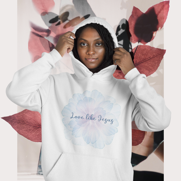 Love like Jesus - Christelijke dames premium hoodie