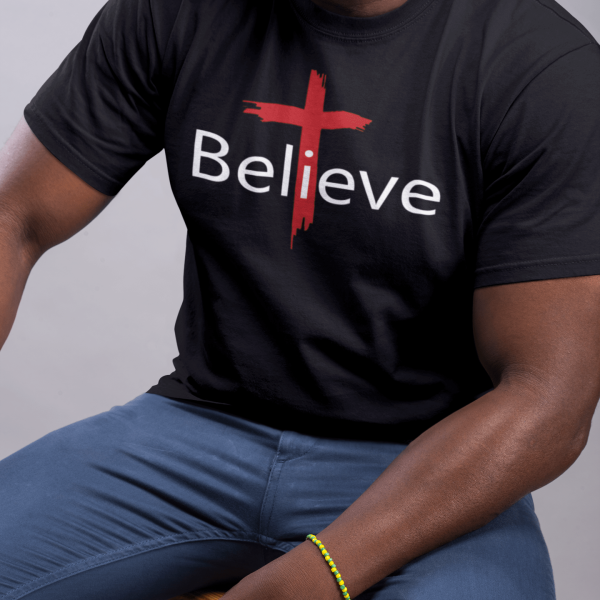 Believe - Christelijk heren T-shirt