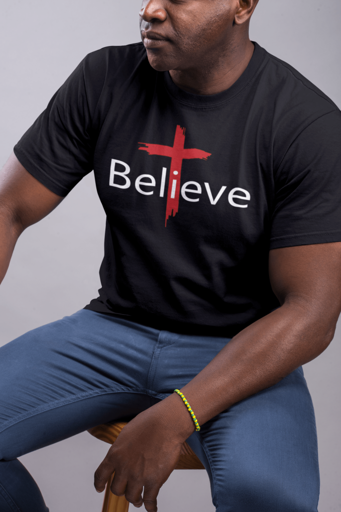 Believe - Christelijk heren T-shirt