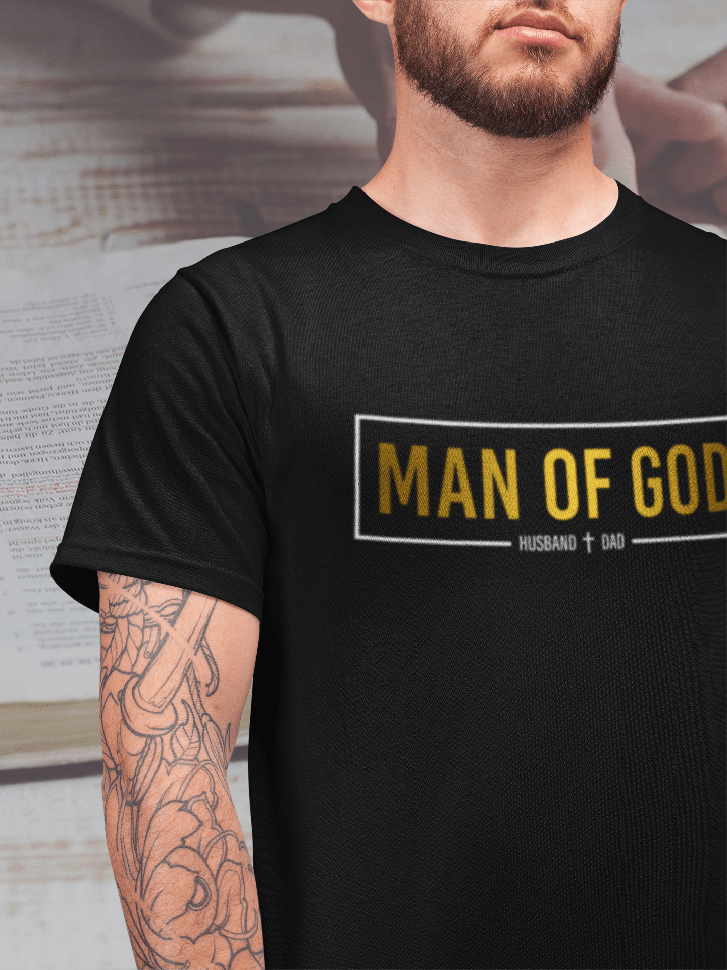 Man van God- Christelijk heren T-shirt