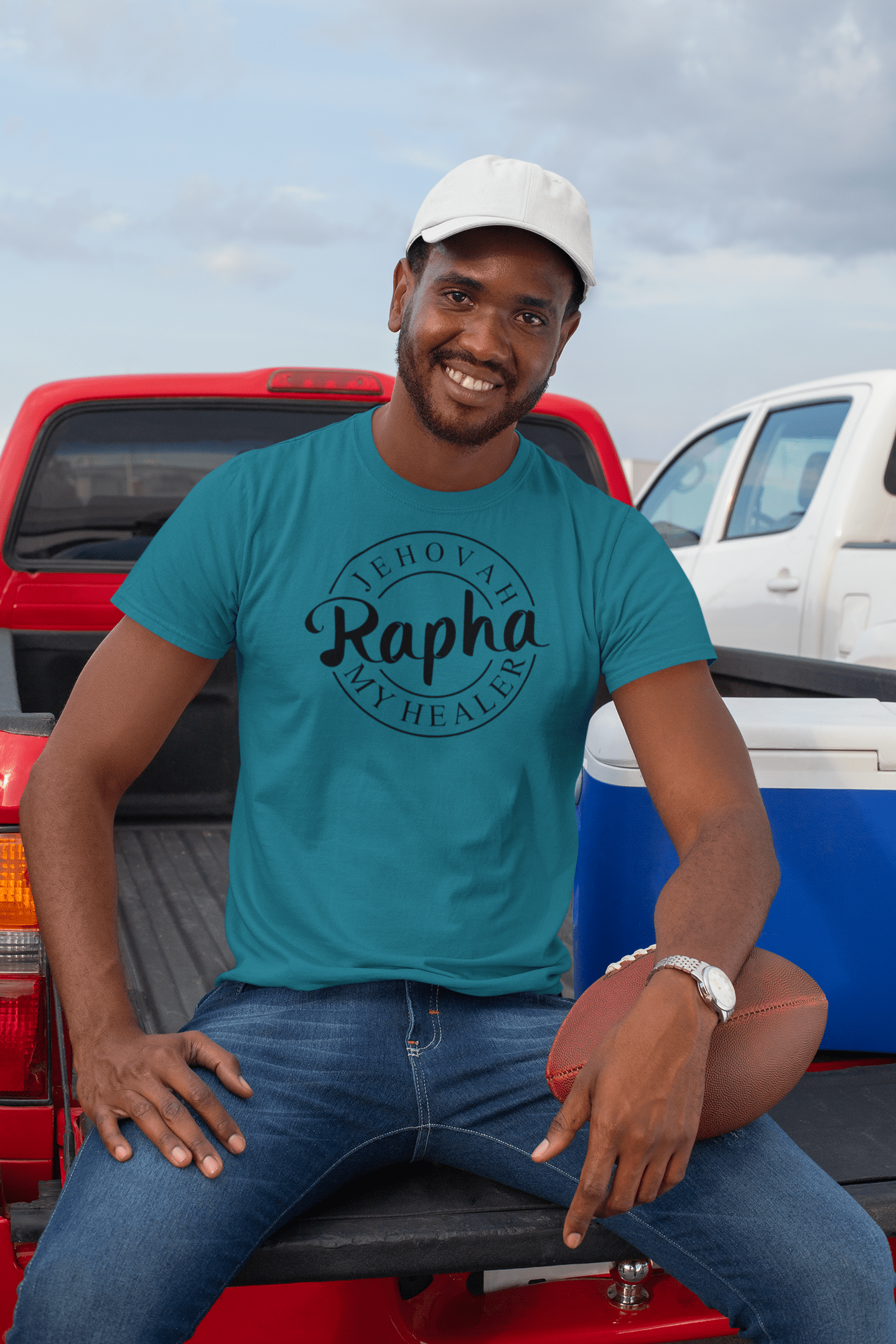 Jehovah Rapha- Christelijk heren T-shirt 