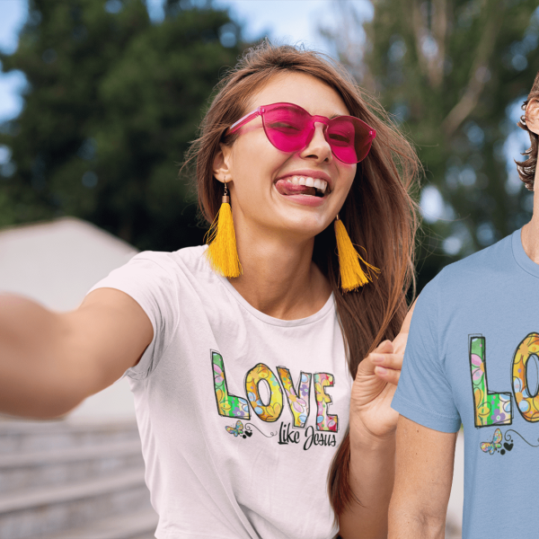 Love like Jesus – Christelijk kinder UNISEX T-shirt