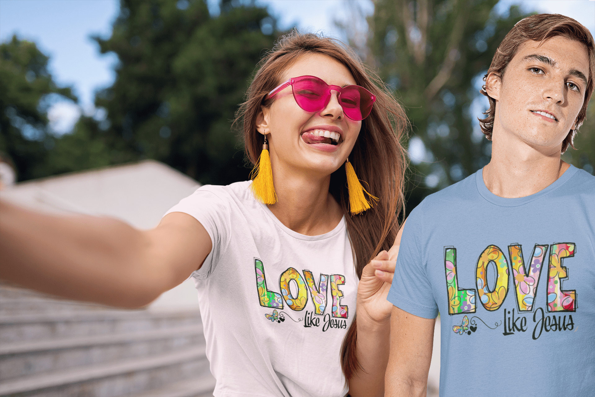 Love like Jesus – Christelijk kinder UNISEX T-shirt