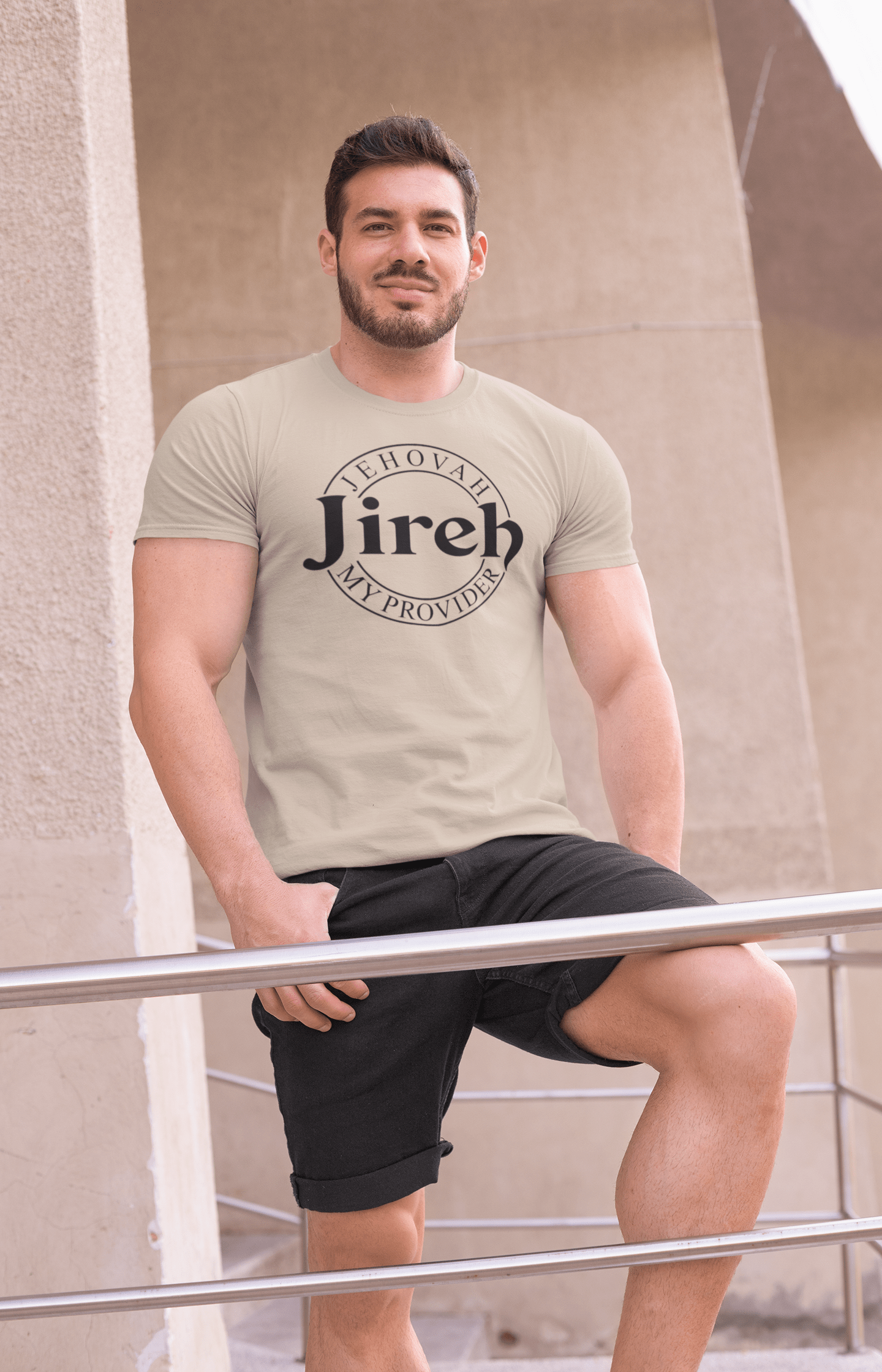 Jehovah Jireh- Christelijk heren T-shirt