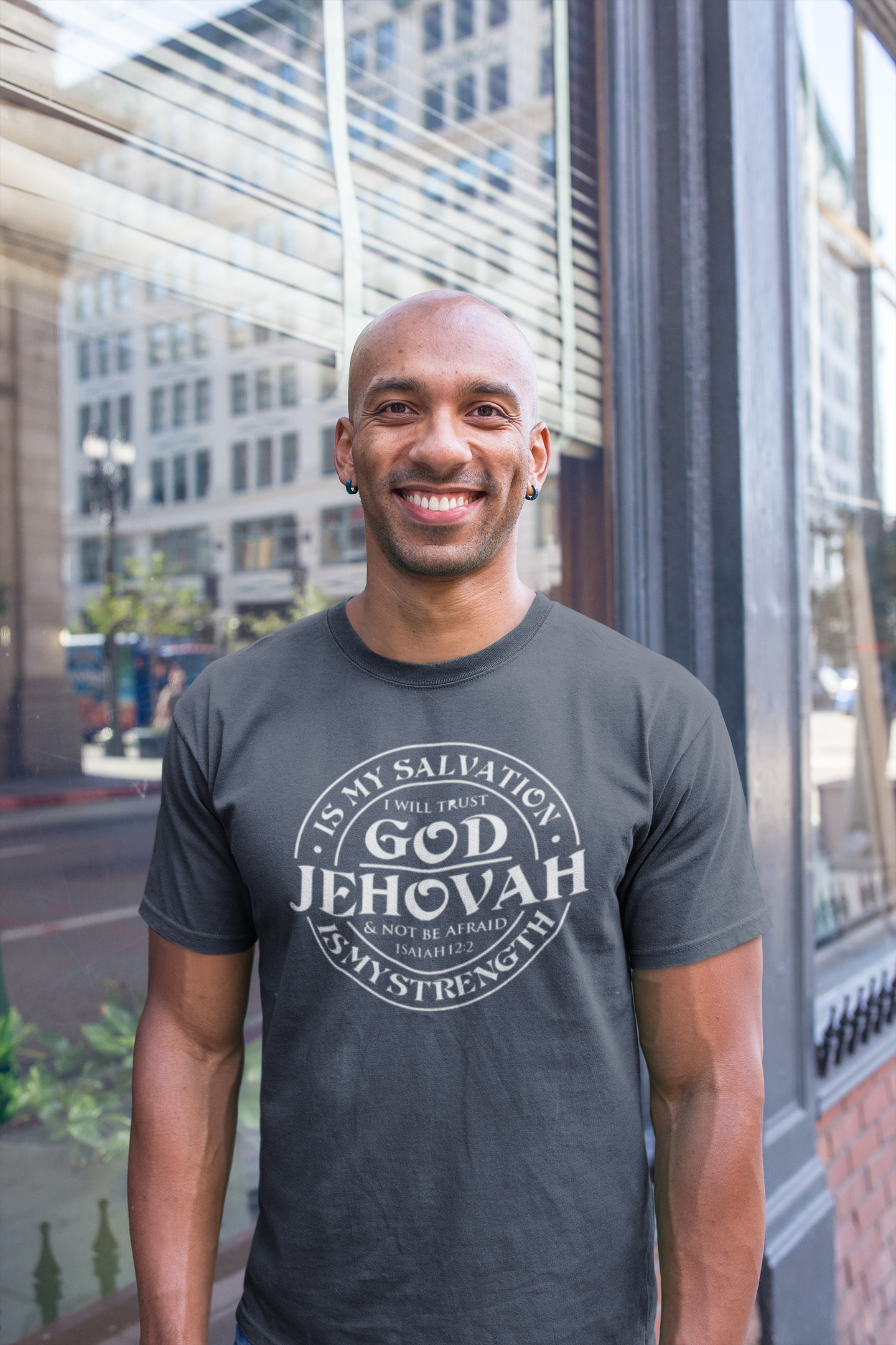 God Jehovah- Christelijk heren T-shirt