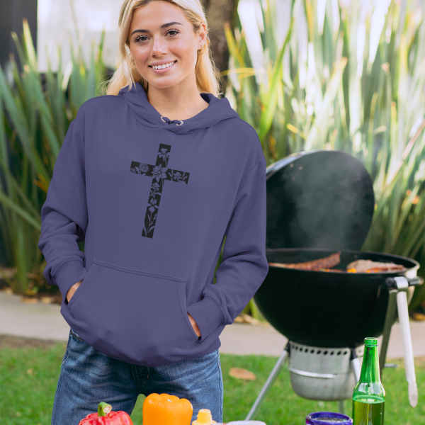 Exclusive cross - Christelijke dames hoodie