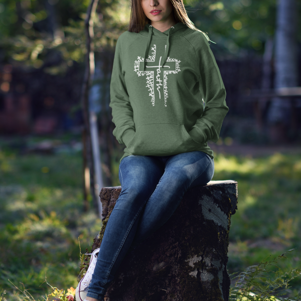 Faith Crosses - Christelijke dames premium hoodie