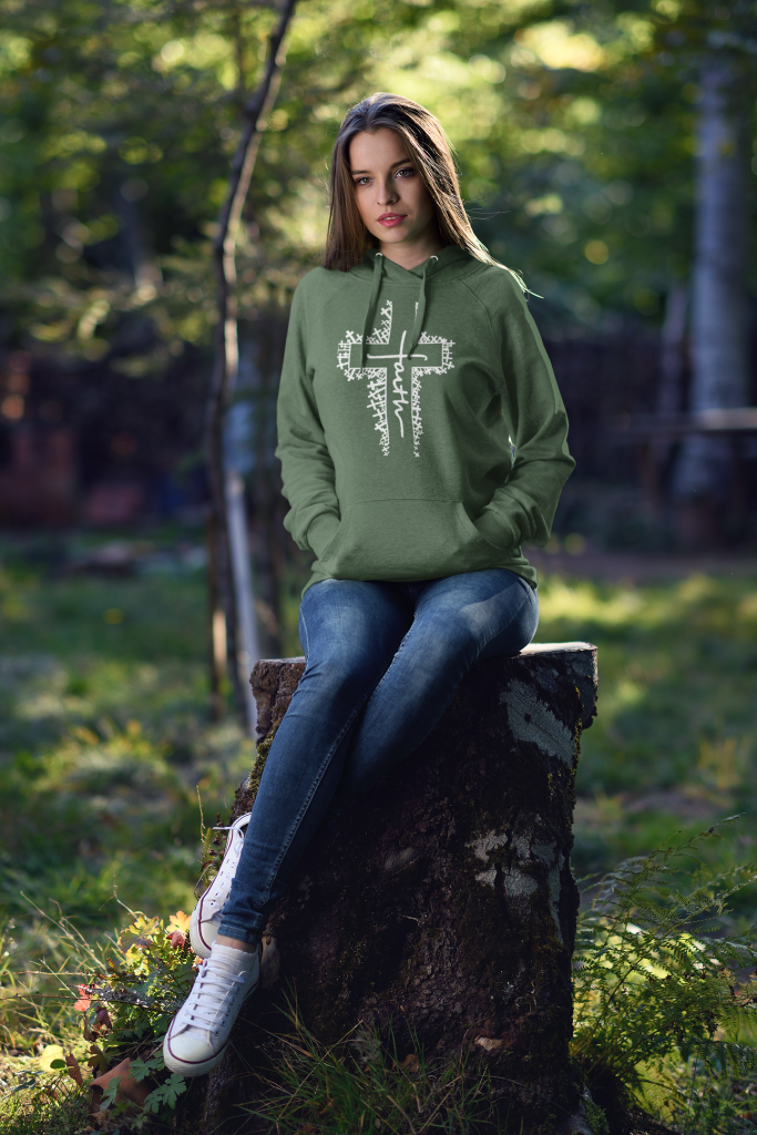 Faith Crosses - Christelijke dames premium hoodie