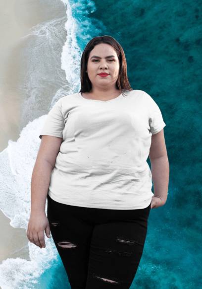 christelijke dames plus size shirt 