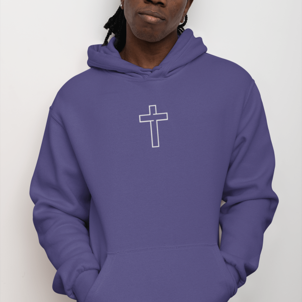 Hip kruis - Christelijke heren hoodie