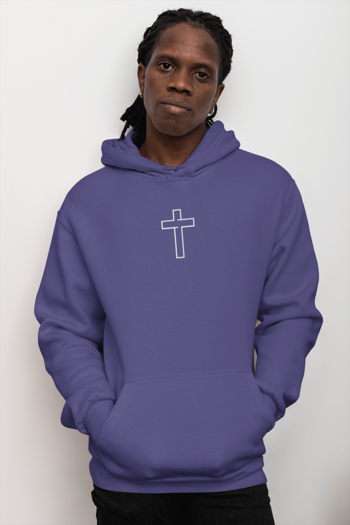 Hip kruis - Christelijke heren hoodie