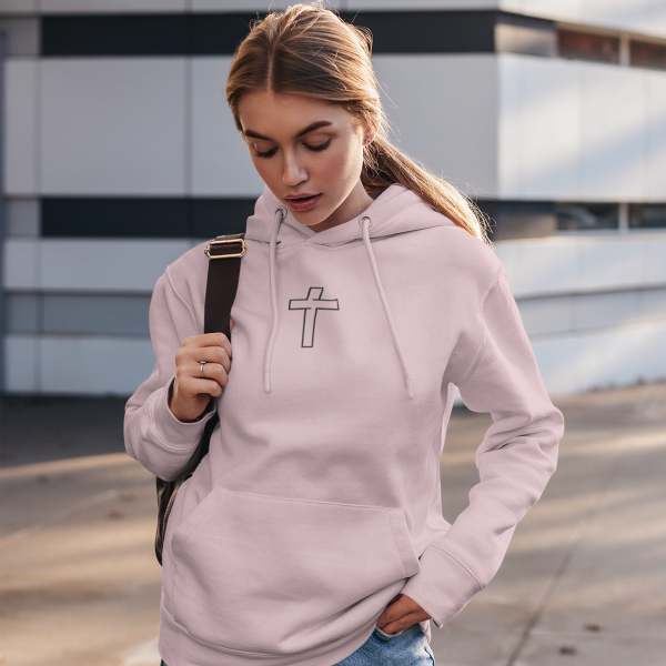 Hip kruis - Christelijke dames hoodie