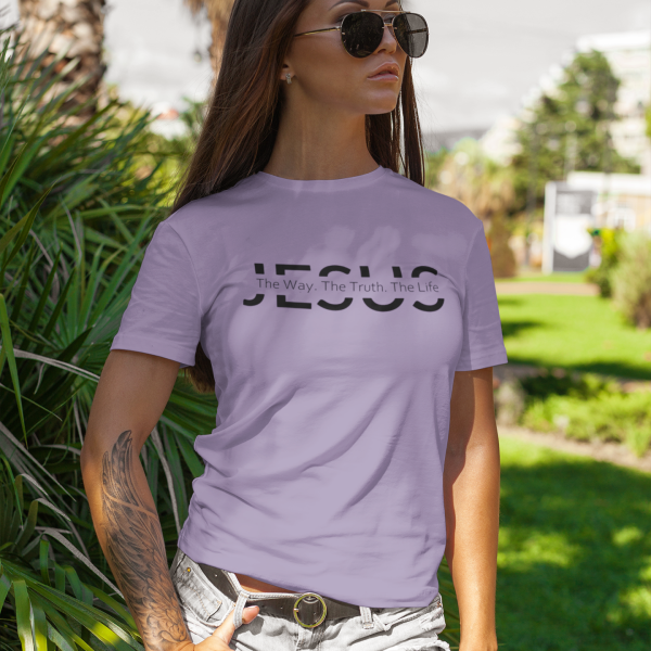 Jesus The Way. Truth ans Life - Christelijk Dames T-Shirt