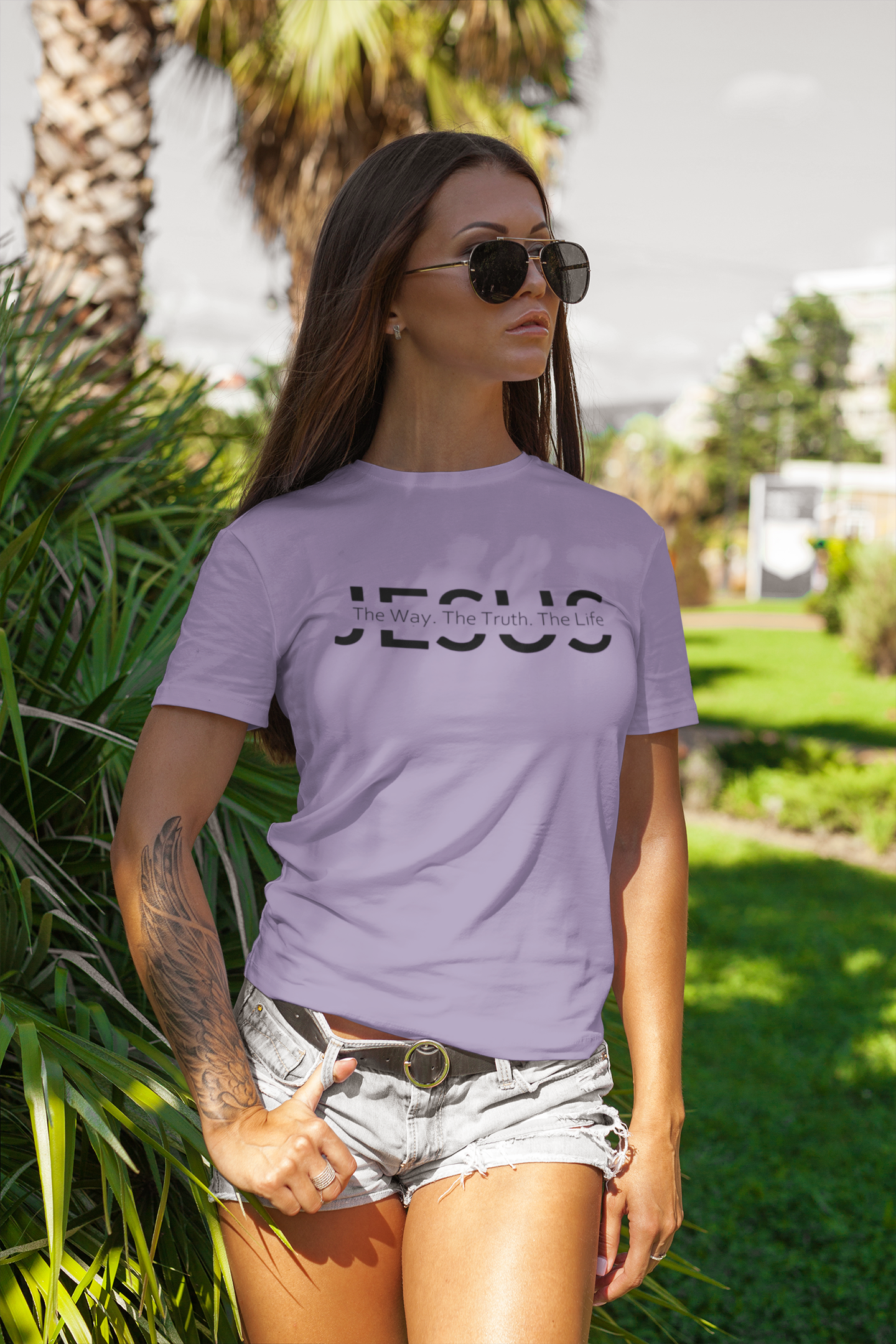 Jesus The Way. Truth ans Life - Christelijk Dames T-Shirt