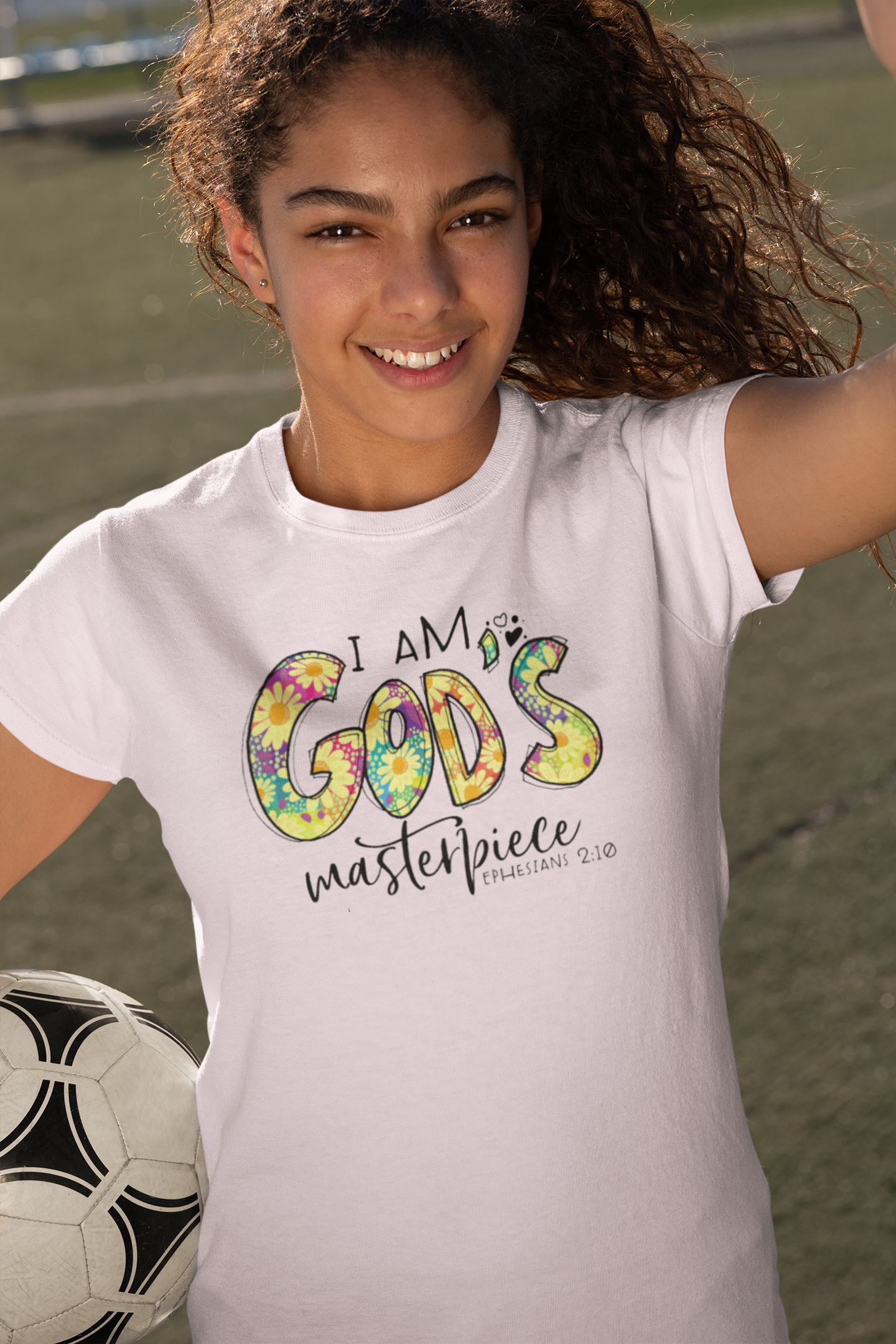 I am Gods Masterpiece – Christelijk kinder T-shirt