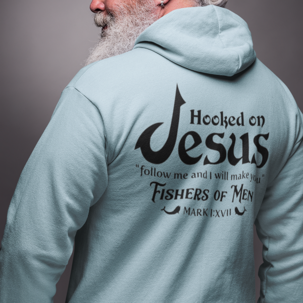 Christelijke heren hoodie! - Ik zal vissers van u maken