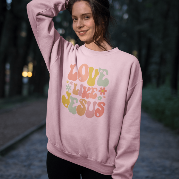 Christelijke Dames sweater - Love like Jesus