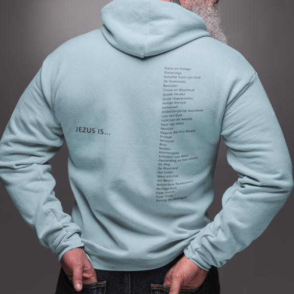 Christelijke heren hoodie! - Jezus is...