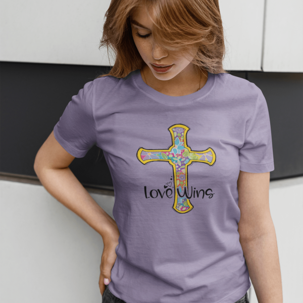 Love Wins - Christelijk Dames T-Shirt