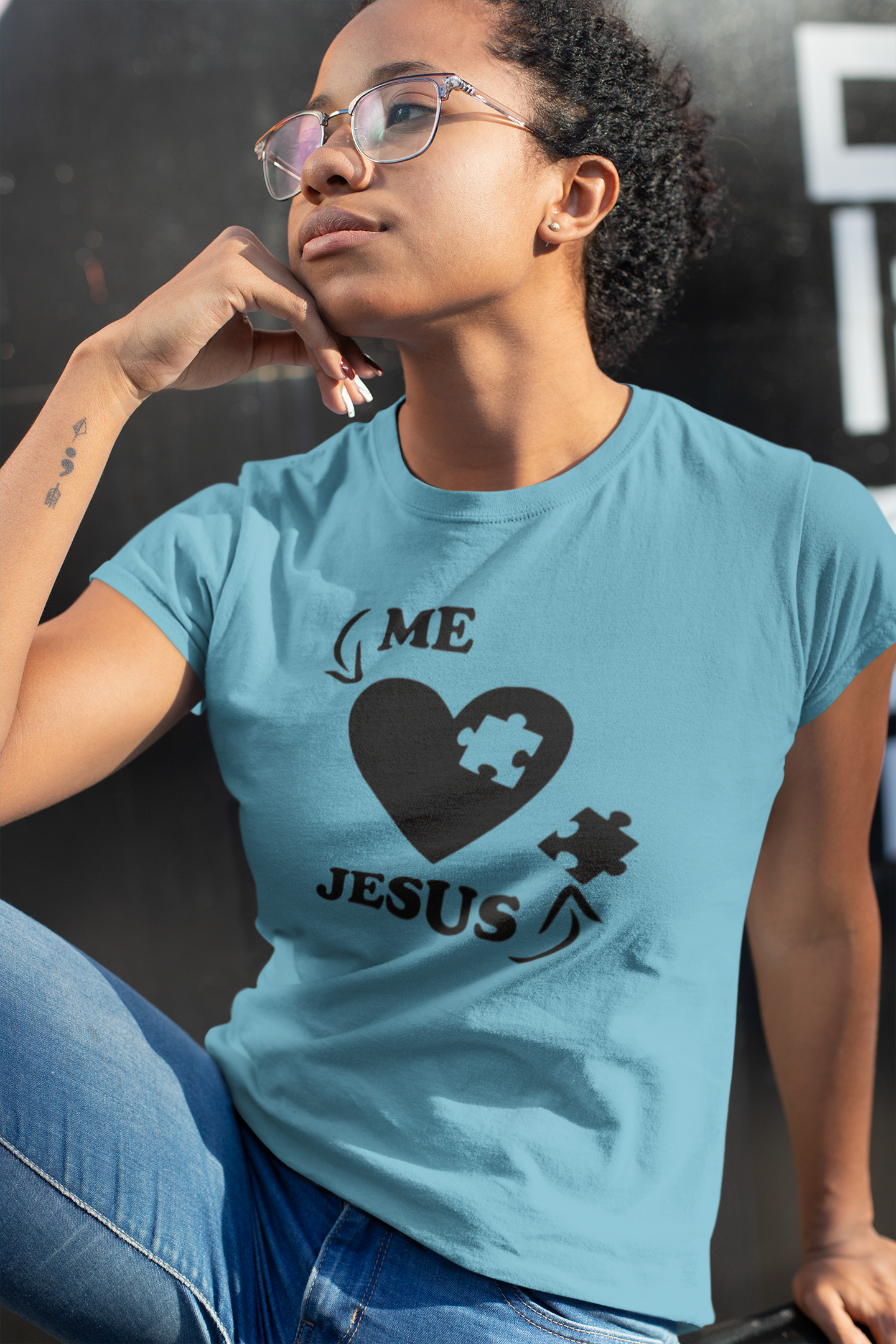 Me + Jesus - Christelijk Dames T-Shirt 