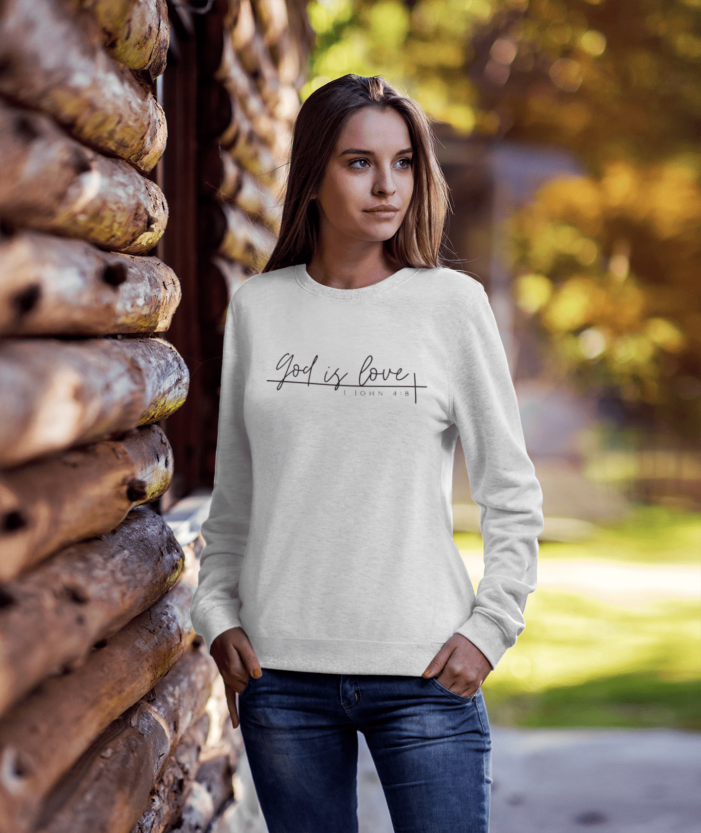 Christelijke Dames sweater - God is love