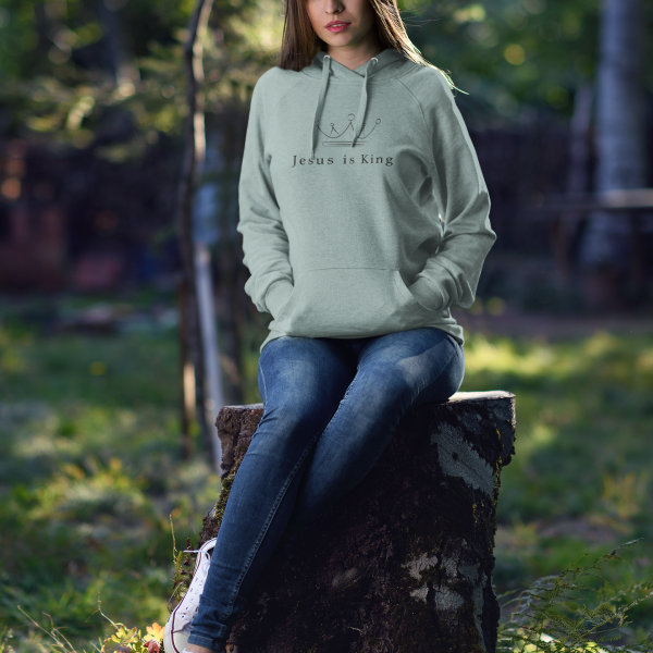 Christelijke dames hoodie! - Jesus is King