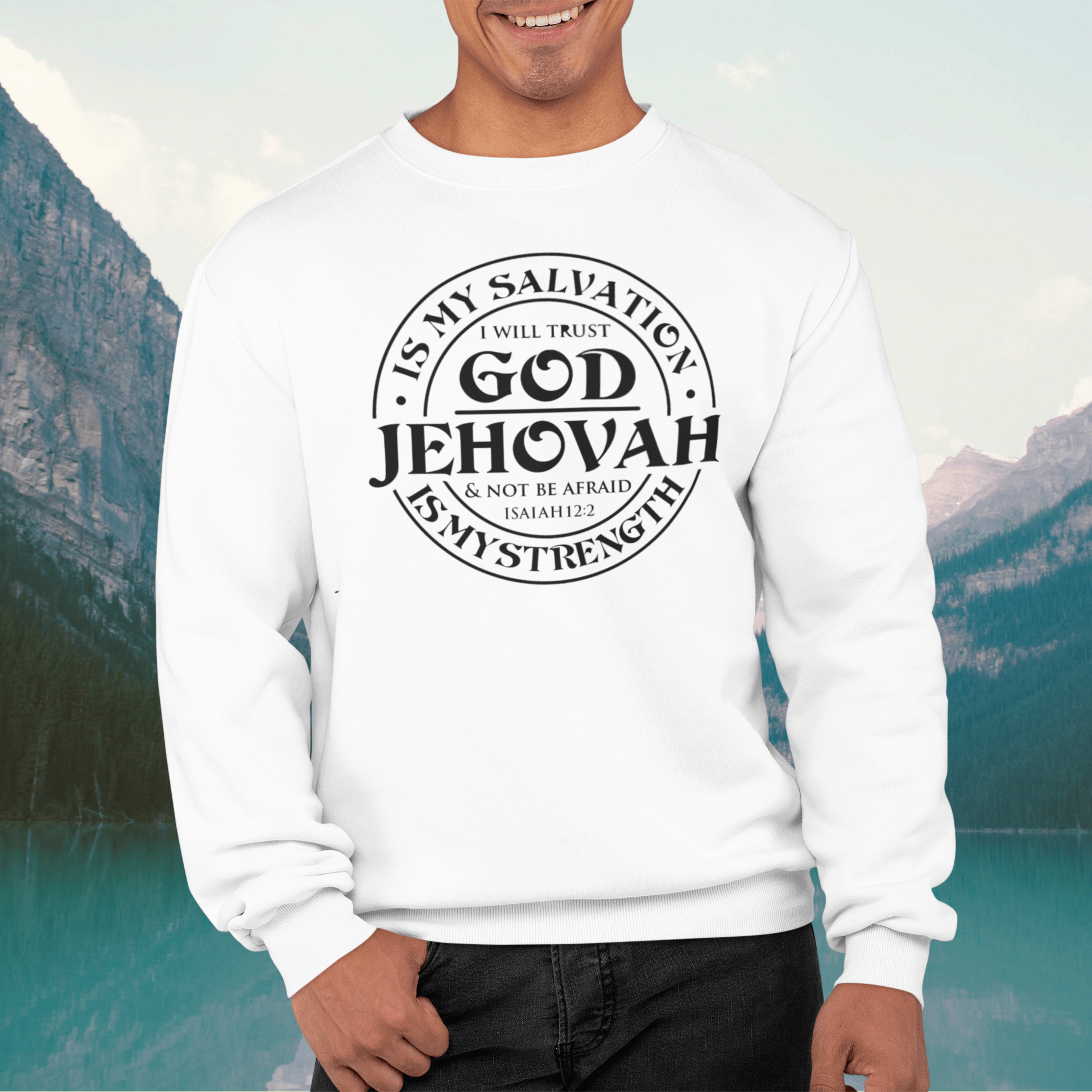 Christelijk heren sweater trui samen - God Jehova