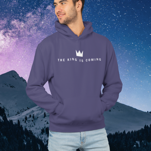 Christelijke heren hoodie! - King is coming