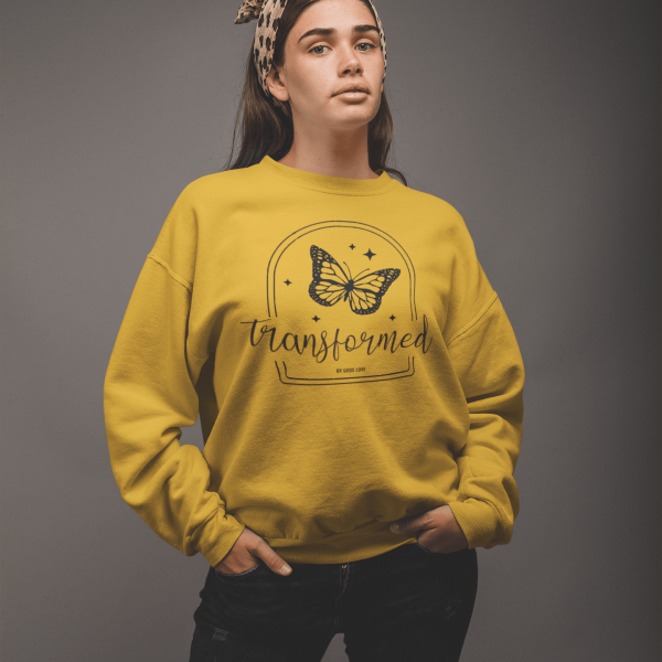 Christelijke Dames sweater - Transformed by Gods love