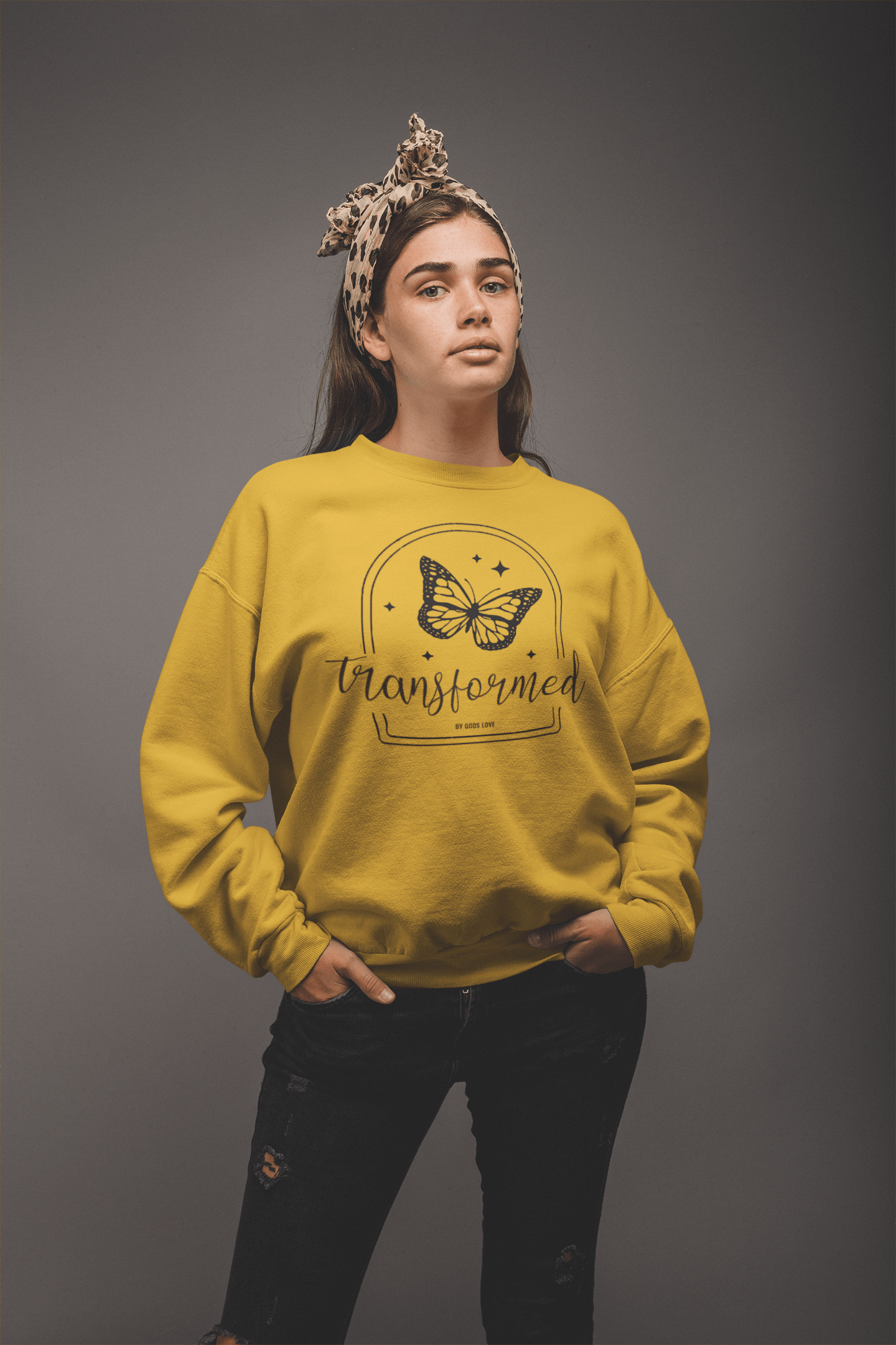 Christelijke Dames sweater - Transformed by Gods love