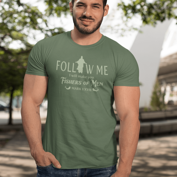 Follow Me - Christelijk heren T-shirt