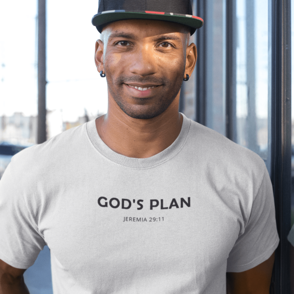 God's plan - Christelijk heren T-shirt