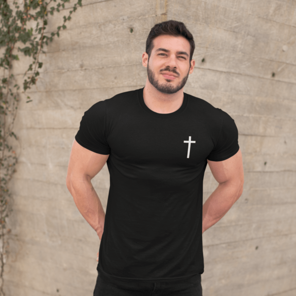 Elegant Kruis - Christelijk heren T-shirt