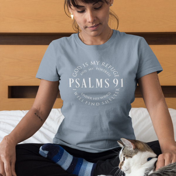 Psalm 91 - Christelijk Dames T-Shirt