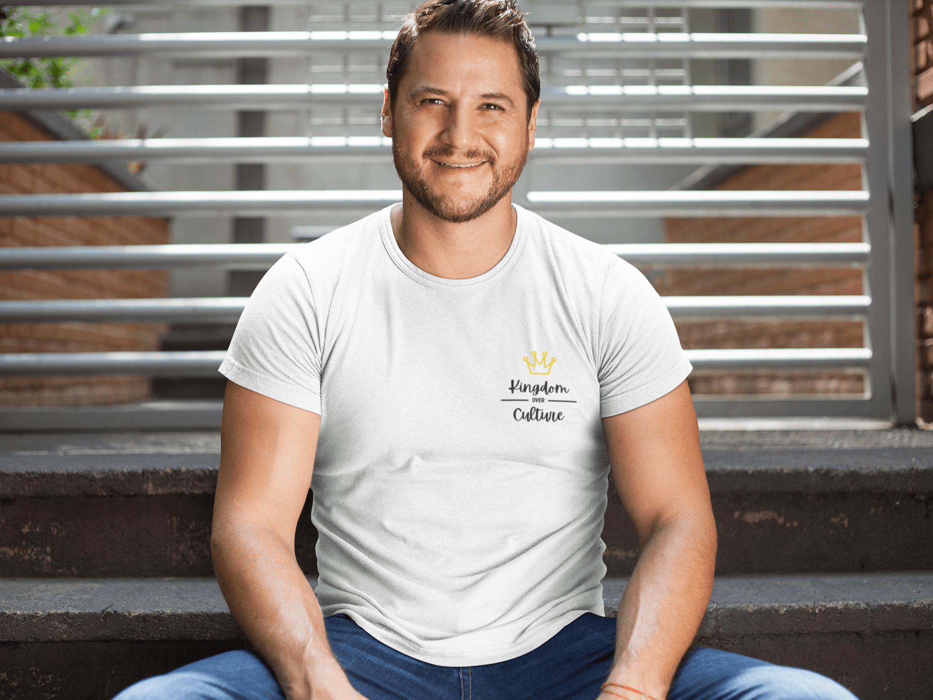 Kinkdom over Culture - Christelijk heren T-shirt