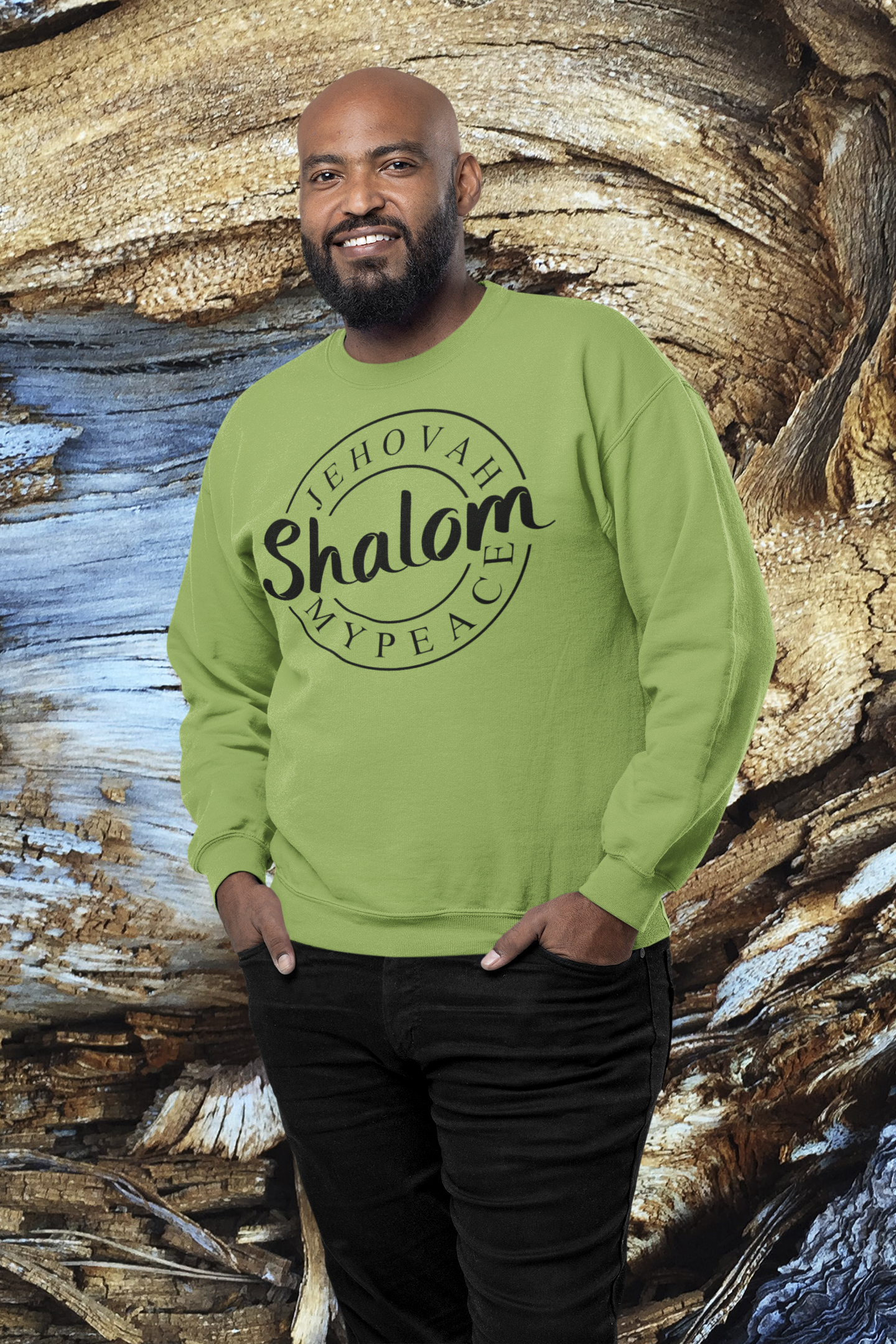 Christelijke Heren sweater - Jehovah Shalom