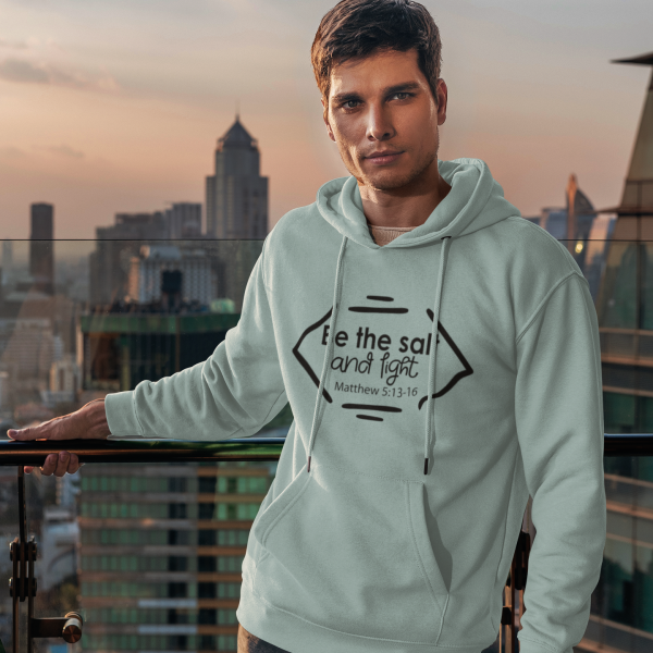 Christelijke heren hoodie! - Salt & Light