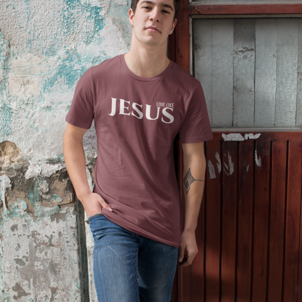 Love like Jesus - Christelijk heren T-shirt