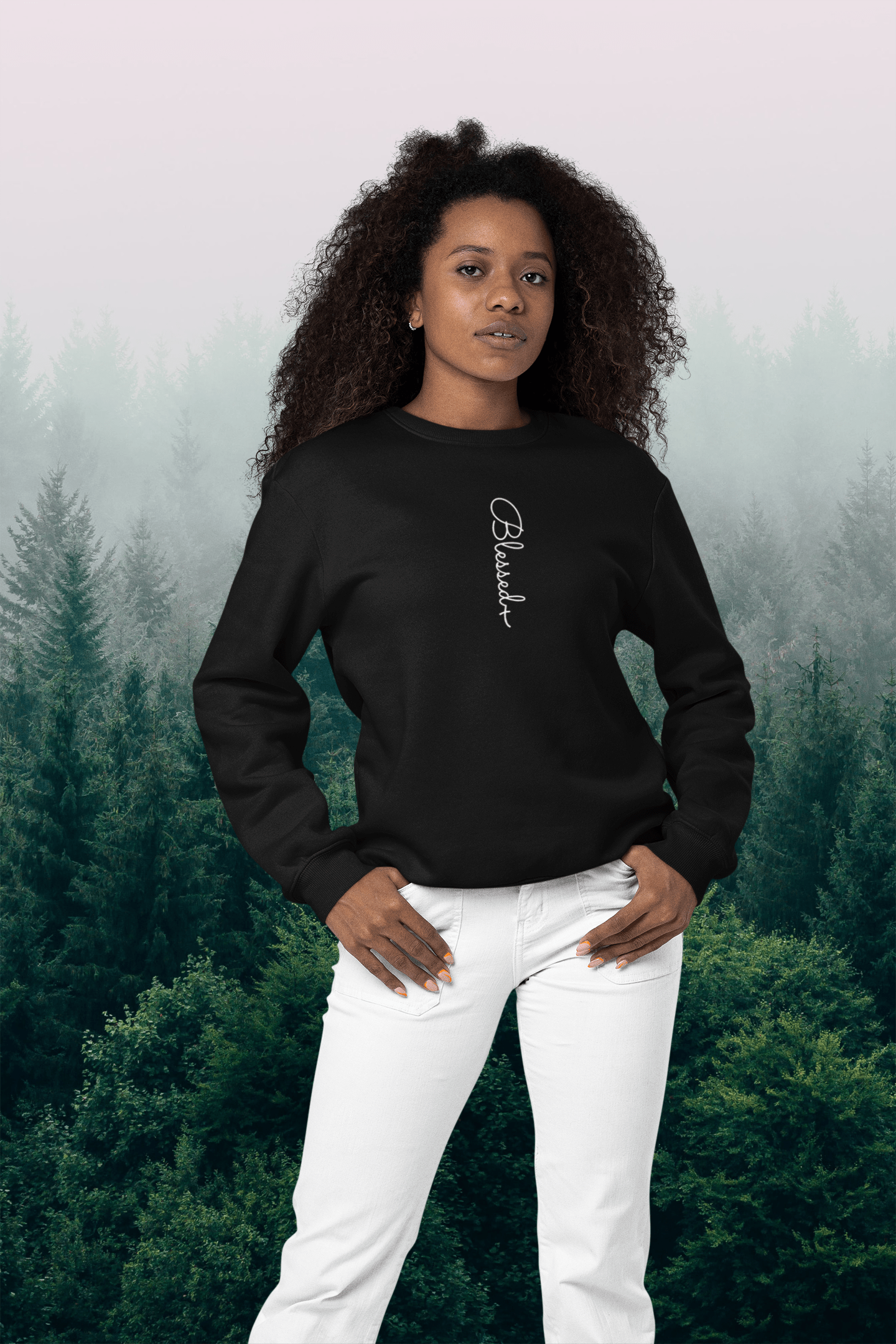 Christelijke Dames sweater - Blessed